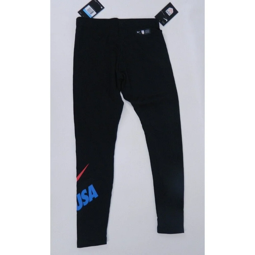 Nike USA Soccer Compression Leggings Women's Size‎ M NWT